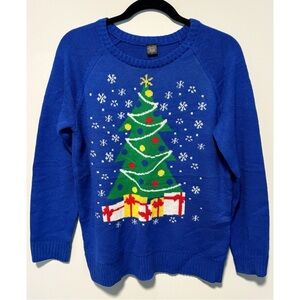Christmas Sweater, Christmas Tree, Size L